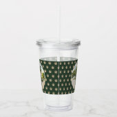 Rustic Woodland Adventure wacht op Boy Baby shower Acryl Drinkbeker (Rechts)