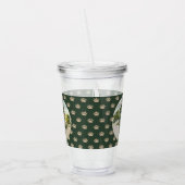 Rustic Woodland Adventure wacht op Boy Baby shower Acryl Drinkbeker (Links)