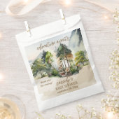 Rustic Woodland Adventure wacht op Boy Baby shower Bedankzakje (Geknipt)