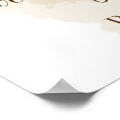 Rustic Woodland Adventure wacht op Boy Baby shower Poster (Hoek)