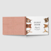 Rustic Woodland Animal Baby shower Gastenboek (Volledig)