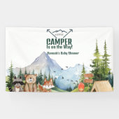 Rustic Woodland Animal Baby shower Welkomstbord Spandoek