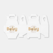 Rustic Woodland Animals Baby shower Bedankdoosjes (Uitgevouwen)