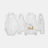 Rustic Woodland Baby shower Hartelijk dank Bedankdoosjes (Uitgevouwen)