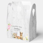 Rustic Woodland Baby shower Hartelijk dank Bedankdoosjes (Geopend)