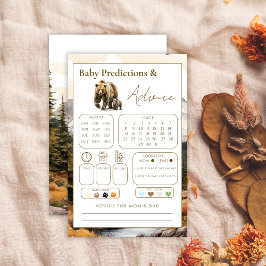 Rustic Woodland Baby Voorspellingen en advies Douc