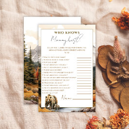 Rustic Woodland Beer Wie kent Mama Beste Baby