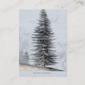 Rustic Woodland Beren Diaper Raffle Informatiekaartje (Achterkant)