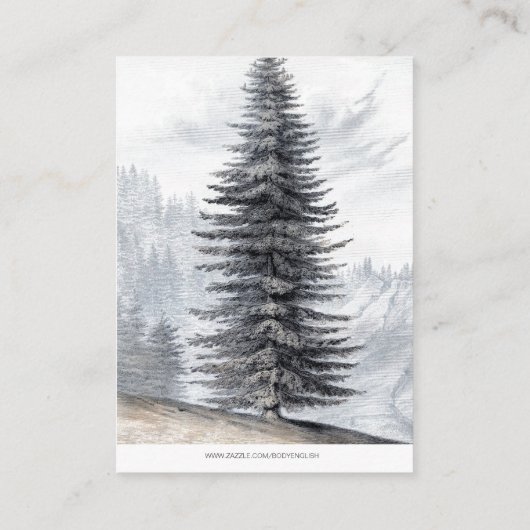 Rustic Woodland Beren Pink Diaper Raffle Informatiekaartje (Achterkant)