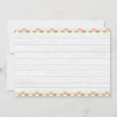 Rustic Woodland Boho Shower by Mail Kaart (Achterkant)