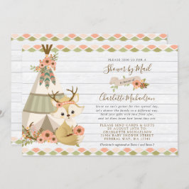 Rustic Woodland Boho Shower by Mail Kaart