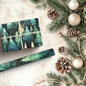 Rustic Woodland Christmas Cadeaupapier