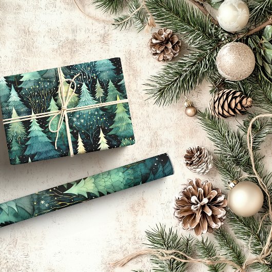 Rustic Woodland Christmas Cadeaupapier