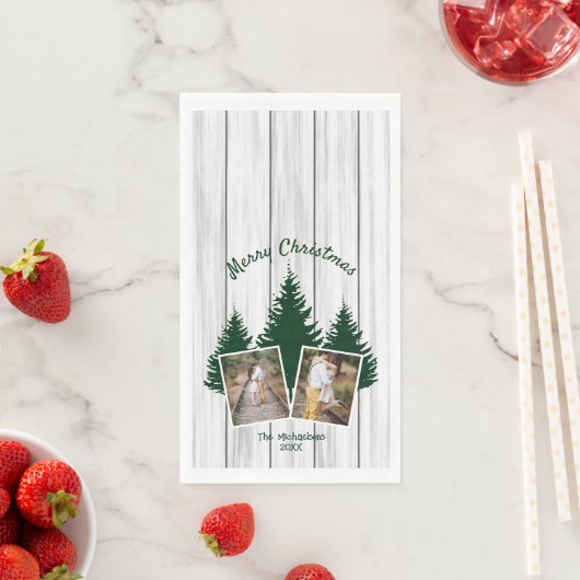 Rustic Woodland Christmas Photo Servet (Insitu)