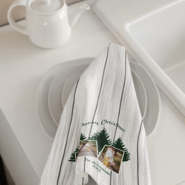 Rustic Woodland Christmas Photo Theedoek