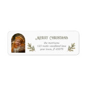 Rustic Woodland Christmas Retouradres Etiket (Voorkant)