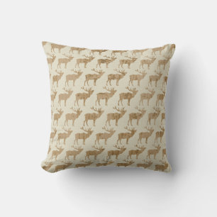Rustic Woodland Deer Elk Pillow Kussen