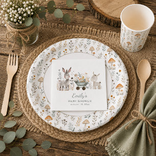 Rustic Woodland Ezel Baby Shower   Servet