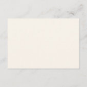 Rustic Woodland Fern Baby shower Diapper Raffle Informatiekaartje (Achterkant)