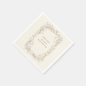 Rustic Woodland Fern Baby shower Servet (Hoek)