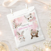 Rustic Woodland Floral Boho Baby shower Bedankzakje (Geknipt)