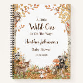 Rustic Woodland Forest Baby shower - Boek (Voorkant)