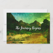 Rustic Woodland Forest Beren Baby shower Bedankkaart (Achterkant)