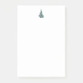 Rustic Woodland Forest Kerstboom Post-it® Notes (Voorkant)