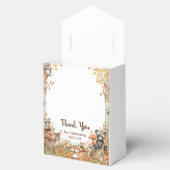 Rustic Woodland Forest Neutral Baby shower Bedankdoosjes (Geopend)