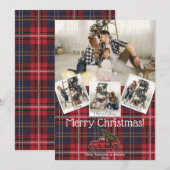 Rustic Woodland Holiday Modern 4 Foto Lijst (Voorkant / Achterkant)