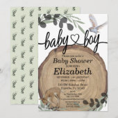 Rustic Woodland Kaart (Voorkant / Achterkant)