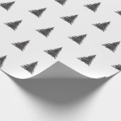 Rustic Woodland - kerstboompapier met cadeautjes Cadeaupapier (Hoek)