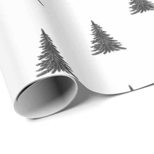 Rustic Woodland - kerstboompapier met cadeautjes Cadeaupapier (Rol Hoek)