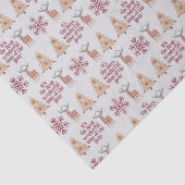 Rustic Woodland meest fantastische timesholiday Tissuepapier (Detail)