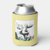 Rustic Woodland Moose Blikjeskoeler (Blikje Voorkant)