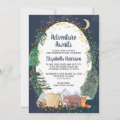 Rustic Woodland Night Sky Baby shower by Mail Kaart (Voorkant)