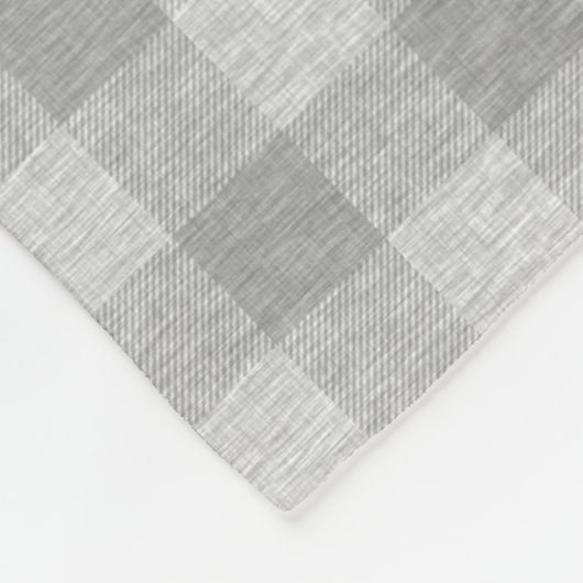 Rustic Woodland Patchwork - Neutrals Fleece Deken (Hoek)