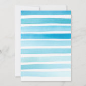 Rustic Woodland Rhino Boy Baby shower Kaart (Achterkant)