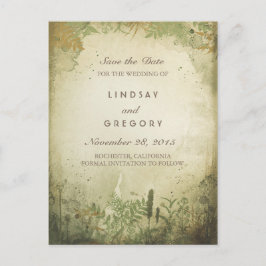 Rustic Woodland Save the Date Briefkaarten