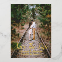 Rustic Woodland Save The Date