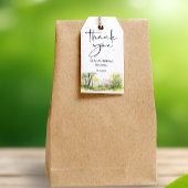 Rustic Woodland Spring Forest Dank u Cadeaulabel