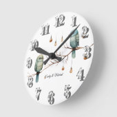 Rustic Woodland Tortelduifjes Celebration Ronde Klok (Hoek)