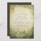 Rustic Woodland Vrijgezellenfeest Kaart (Voorkant / Achterkant)