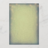 Rustic Woodland Wedding Informatie Gast Informatiekaartje (Achterkant)