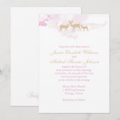 Rustic Woodland Wedding Kaart (Voorkant / Achterkant)