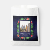 Rustic Woodland Whimsical Mushrooms Christmas Bedankzakje (Voorkant)