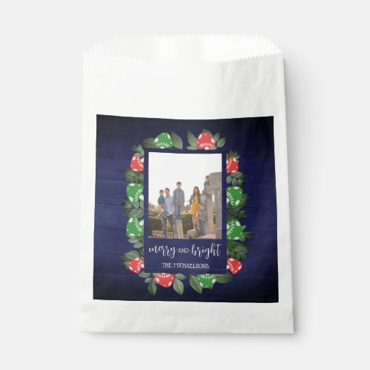 Rustic Woodland Whimsical Mushrooms Christmas Bedankzakje (Voorkant)