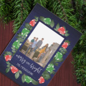 Rustic Woodland Whimsical Mushrooms Christmas Feestdagenkaart