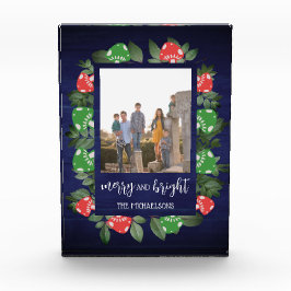 Rustic Woodland Whimsical Mushrooms Christmas Fotoblokken