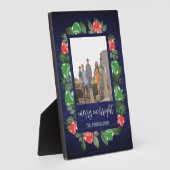 Rustic Woodland Whimsical Mushrooms Christmas Fotoplaat (Zijkant)